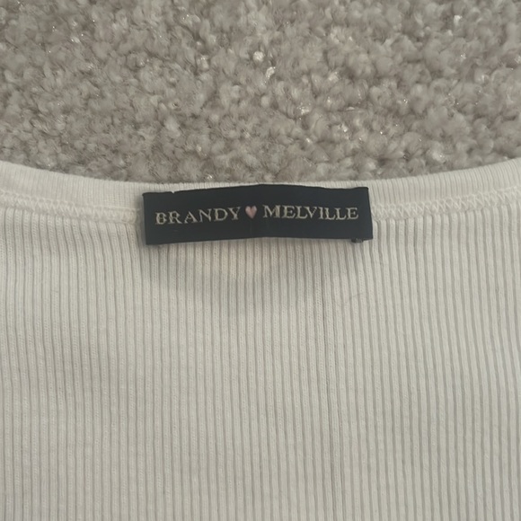 Worn once! Brandy Melville Zelly Square Neck Top - Picture 3 of 3